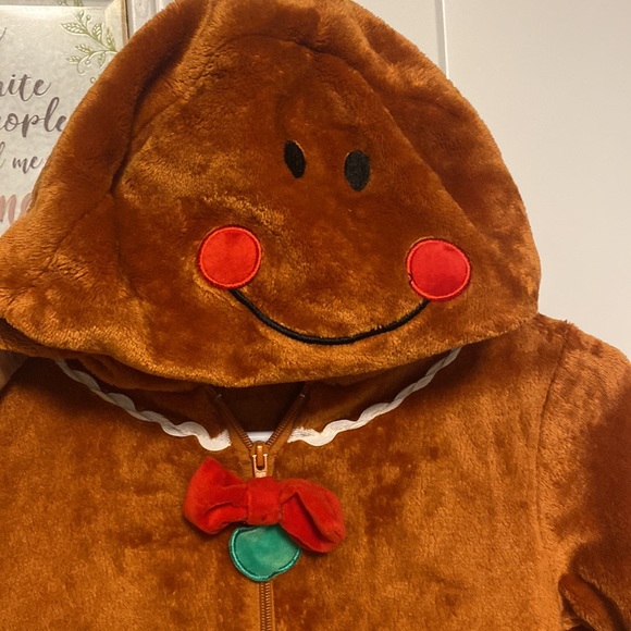 Gingerbread Onesie, kids, Medium - Picture 3 of 10
